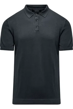 Bomboogie Strik, Herre, Blå, 2XL, Bomuld, Polo Sweater