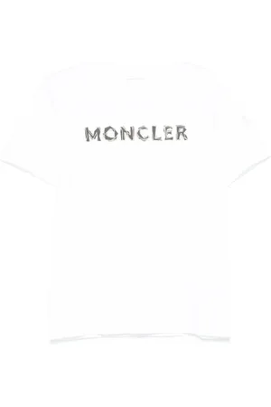 Moncler Top, Herre, Hvid, XL, Hvid T-shirt 00A