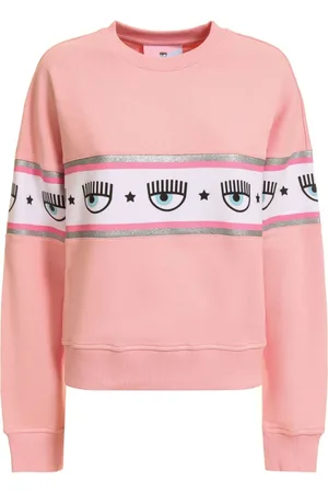 Chiara Ferragni Sweathshirts & Hoodies, Dame, Lyserød, M, Uld, Hoodie