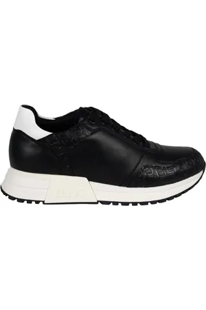 Liu Jo Sko, Dame, Sort, 36 EU, Uld, Stilfulde Snøresneakers