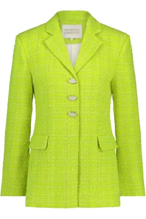 Fabienne Chapot Jakke, Dame, Gul, S, Uld, Chic Blazer