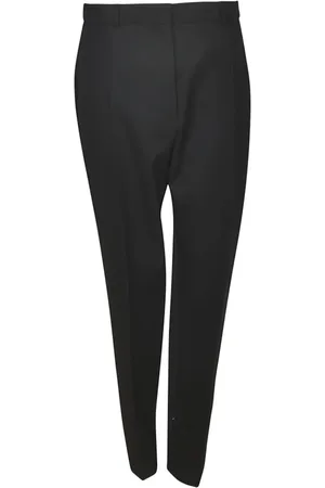 Lanvin Bukser, Dame, Sort, S, Uld, Slim-fit Bukser
