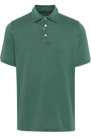 FEDELI Top, Herre, Grøn, 4XL, Bomuld, Slim Fit Bomuldspoloshirt