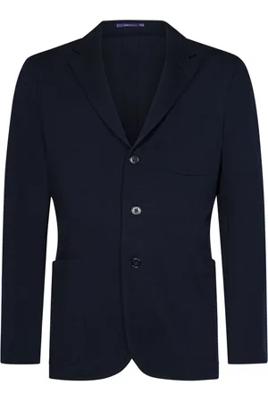 Ralph Lauren Jakke, Herre, Blå, XL, Uld, Herretøj overtøj Blå Ss25
