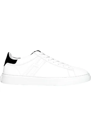 Hogan Sko, Herre, Hvid, 46 EU, Læder, Hvide Læder Sneakers