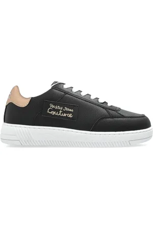 VERSACE Sko, Dame, Sort, 40 EU, Uld, Sneakers med logo