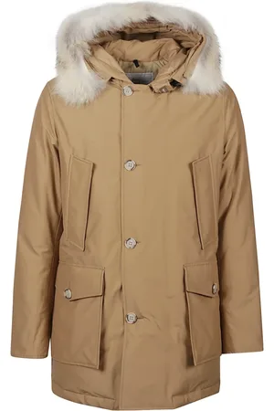 Woolrich Frakke, Herre, , M, Aftagelig Pels Parka til Arktisk Vejr