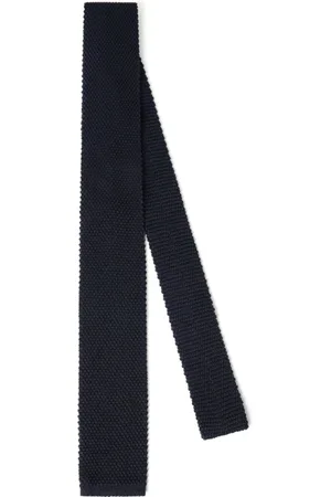 Brunello Cucinelli Tilbehør, Herre, Blå, ONE SIZE, Silkebånd