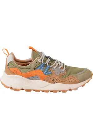 Flower Mountain Sko, Herre, Grøn, 43 EU, Grøn Multifarvet Urban Adventure Sneakers