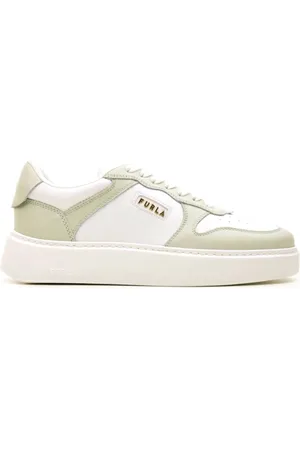 Furla Sko, Dame, Hvid, 36 EU, Uld, Hvide Sporty Sneakers med Lav Top