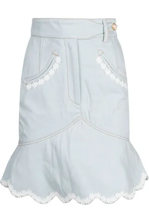 Casablanca Nederdel, Dame, Blå, XS, Denim, Denim Nederdel