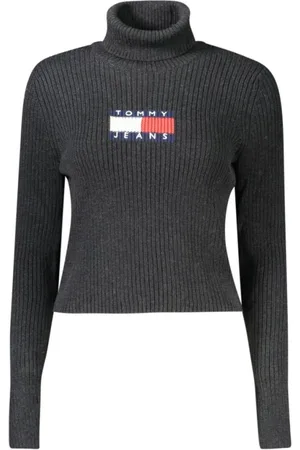 Tommy Hilfiger Strik, Dame, Sort, M, Uld, Sort uldtrøje | Tohi-33451-Xs