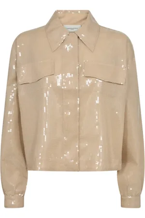 Copenhagen Muse Jakke, Dame, , M, Uld, Sequin Trucker Jakke