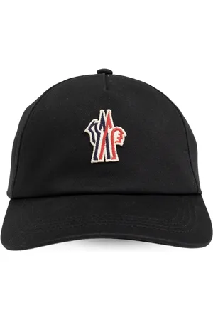 Moncler Tilbehør, Dame, Sort, ONE SIZE, Bomuld, Cap