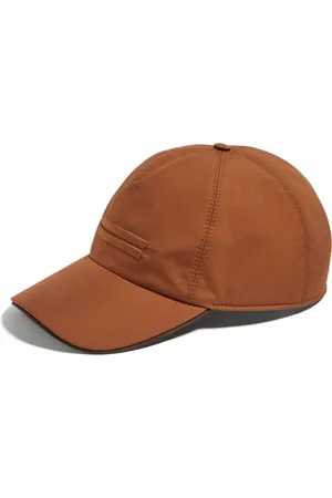 Ermenegildo Zegna Tilbehør, Herre, Brun, XL, Bomuld, Teknisk Baseball Kasket
