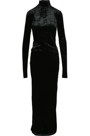 Pinko Kjole, Dame, Sort, L, Polyester, Elegant kjole til kvinder