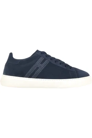 Hogan Sko, Herre, Blå, 39 EU, Læder, Læder Sneakers