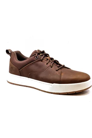 Timberland Sko, Herre, Brun, 40 1/2 EU, Læder, Maple Grove Læder Sneakers