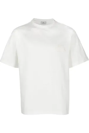 Etro Top, Herre, Hvid, S, Bomuld, Bomulds T-shirt