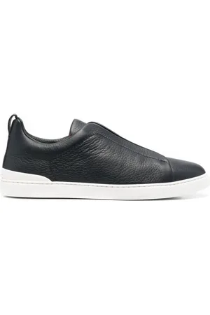 Ermenegildo Zegna Sko, Herre, Blå, 42 EU, Triple Stitch Sneakers