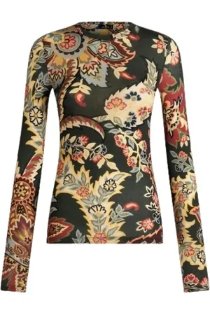 Etro Top, Dame, Flerfarvet, L, Uld, Stilfuld sweater