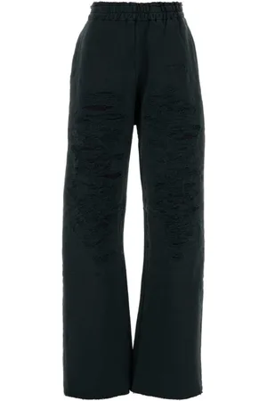 Maison Margiela Bukser, Dame, Grå, XS, Bomuld, Charcoal Cotton Joggers