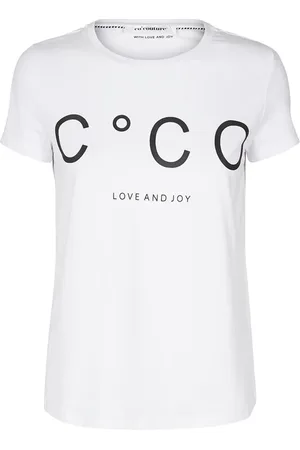 Co`Couture Top, Dame, Hvid, S, Bomuld, Coco Signature T-Shirt