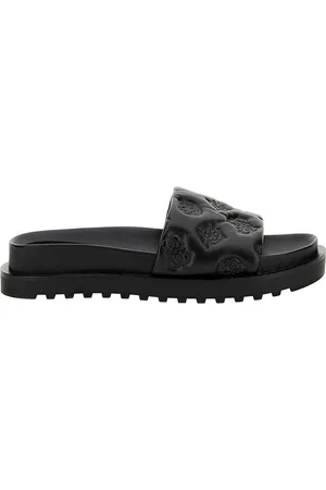 Guess Sko, Dame, Sort, 35 EU, Læder, Fabetza Sliders