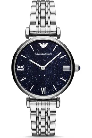 Emporio Armani Tilbehør, unisex, Grå, ONE SIZE, Uld, Quartz Ur