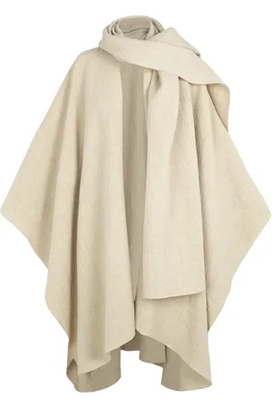 Cortana Jakke, Dame, , ONE SIZE, Bomuld, Poncho med indbygget tørklæde