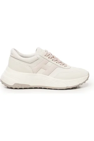 Hogan Sko, Herre, , 37 EU, Læder, Suede Sneakers med glat læderdetalje