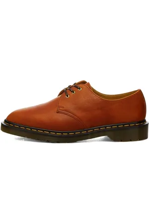 Dr. Martens Sko, Herre, Brun, 41 EU, Uld, Klassiske Olierede Skulder Business Sko