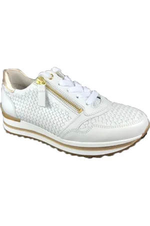 Gabor Sko, Dame, Hvid, 40 EU, Uld, Casual Sneaker Sko