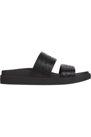 Calvin Klein Sko, Dame, Sort, 36 EU, Læder, Ergo Slide Mono Sliders