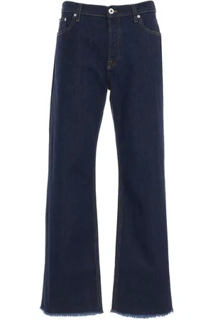 Lanvin Jeans, Herre, Blå, W30, Uld, Stilfulde Blå Jeans