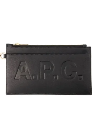 A.P.C. Tilbehør, Dame, Sort, ONE SIZE, Uld, Market Clutch