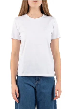 Dondup Top, Dame, Hvid, L, Uld, Stilfuld strikket top