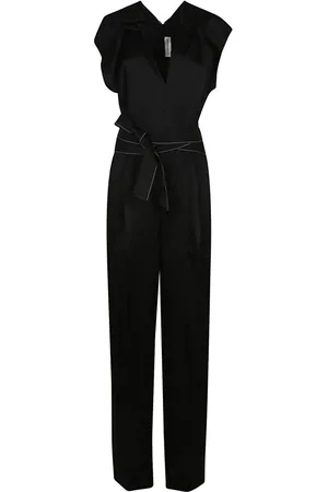 Victoria Beckham Jumpsuits & Playsuits, Dame, Sort, 2XS, Uld, Sort Kjole til Kvinder Elegant Stil