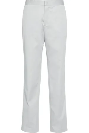 Fabiana Filippi Bukser, Dame, Hvid, XS, Bomuld, Basic Bukser med Sidestribe