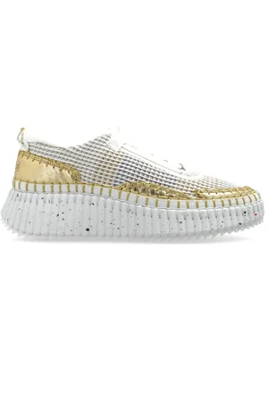 Chloé Sko, Dame, Hvid, 40 EU, Uld, Nama Sports Sneakers