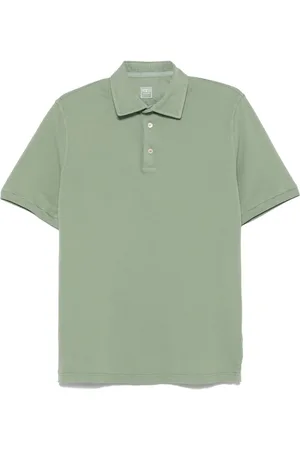 FEDELI Top, Herre, Grøn, M, Bomuld, Klassisk bomuldspoloshirt