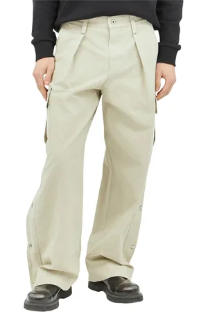 Burberry Bukser, Herre, , M, Bomuld, Snap-Fastening Bomulds Cargobukser