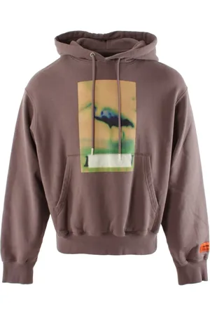 Heron Preston Sweathshirts & Hoodies, Herre, Brun, 2XL, Bomuld, Hoodie