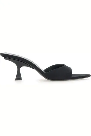 The Attico Sko, Dame, Sort, 37 EU, Satin, Satin Bes Mules