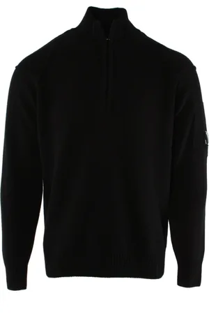 C.P. Company Strik, Herre, Sort, M, Uld, Uldblanding Turtleneck Sweater