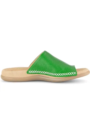 Gabor Sko, Dame, Grøn, 36 EU, Læder, Comfort Sandaler