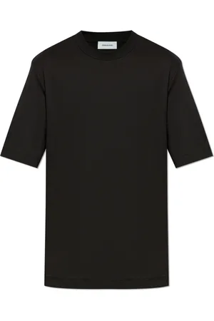Salvatore Ferragamo Top, Dame, Sort, L, Bomuld, Logo T-Shirt