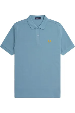 Fred Perry Top, Herre, Blå, M, Bomuld, Slim Fit Plain Polo