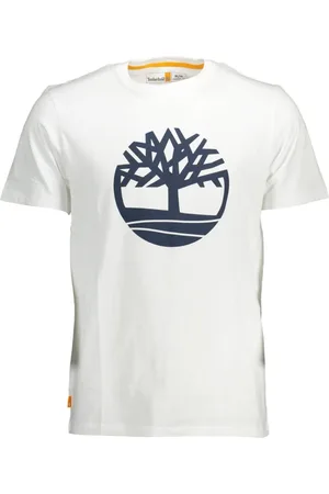 Timberland Top, Herre, Hvid, 2XL, Bomuld, Standout Print Bomulds T-shirt
