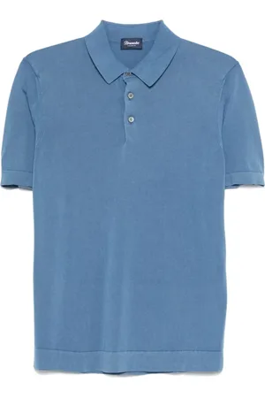 DRUMOHR Top, Herre, Blå, XL, Blå T-shirts og Polos